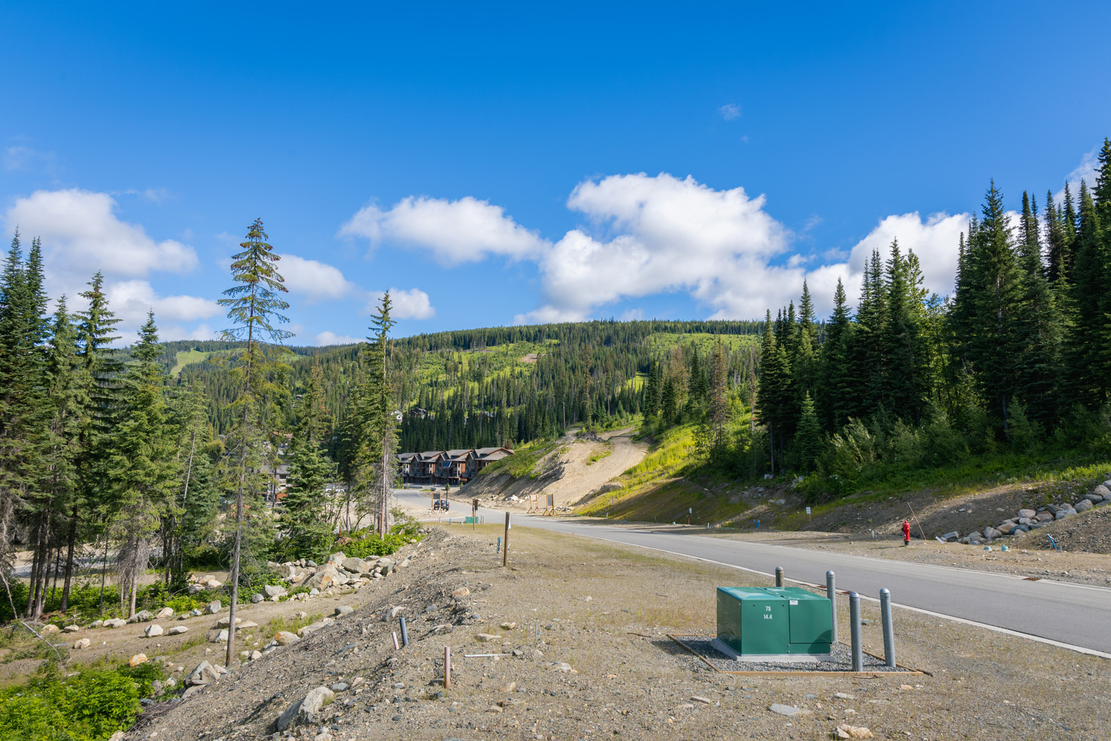 Mountain view from Lot 10 at Alder Estates in Sun Peaks