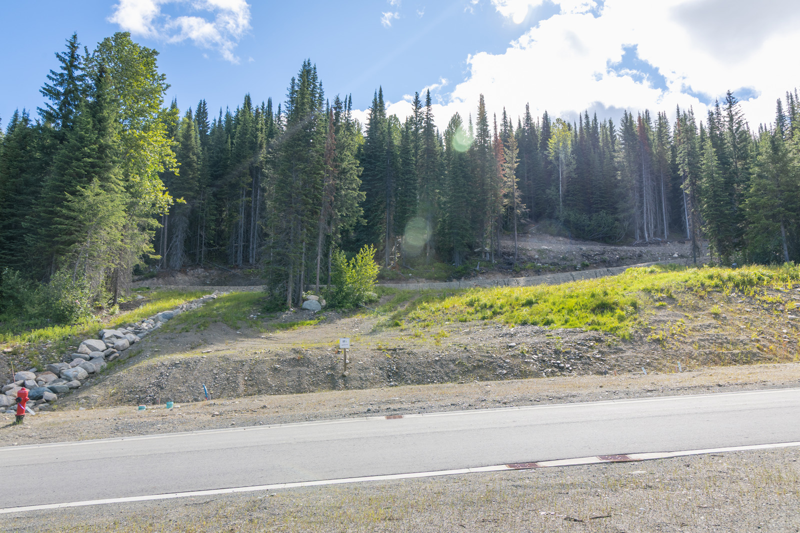 View from Lot 11 at Alder Estates in Sun Peaks