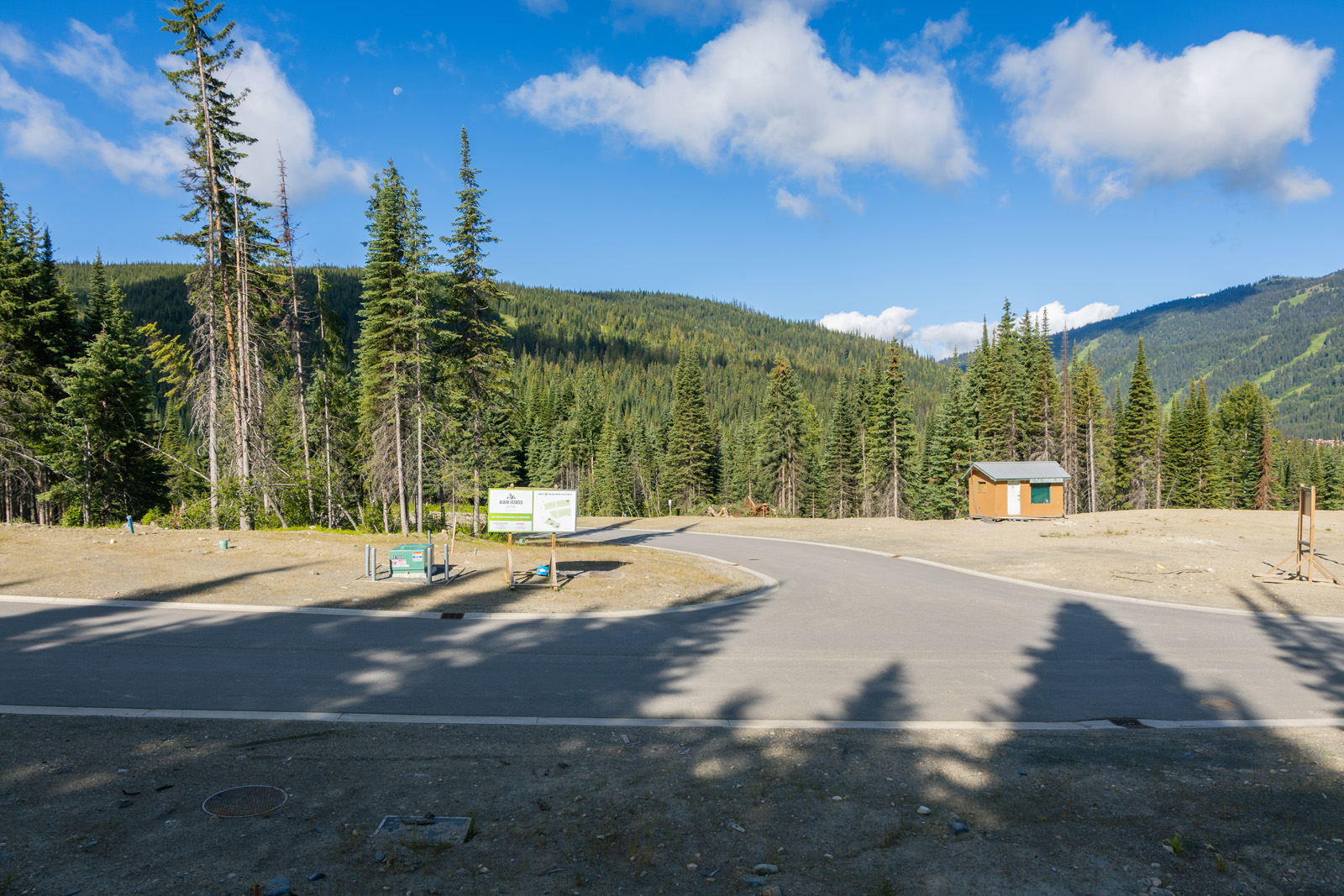 View from Lot 1 at Alder Estates in Sun Peaks