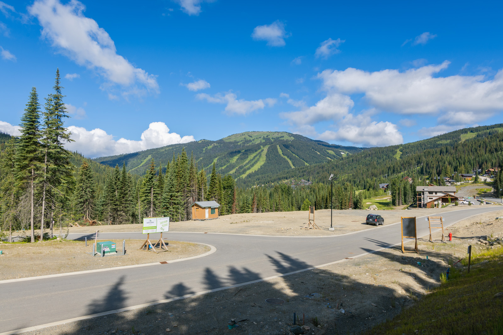 Mountain view from Lot 2 at Alder Estates in Sun Peaks