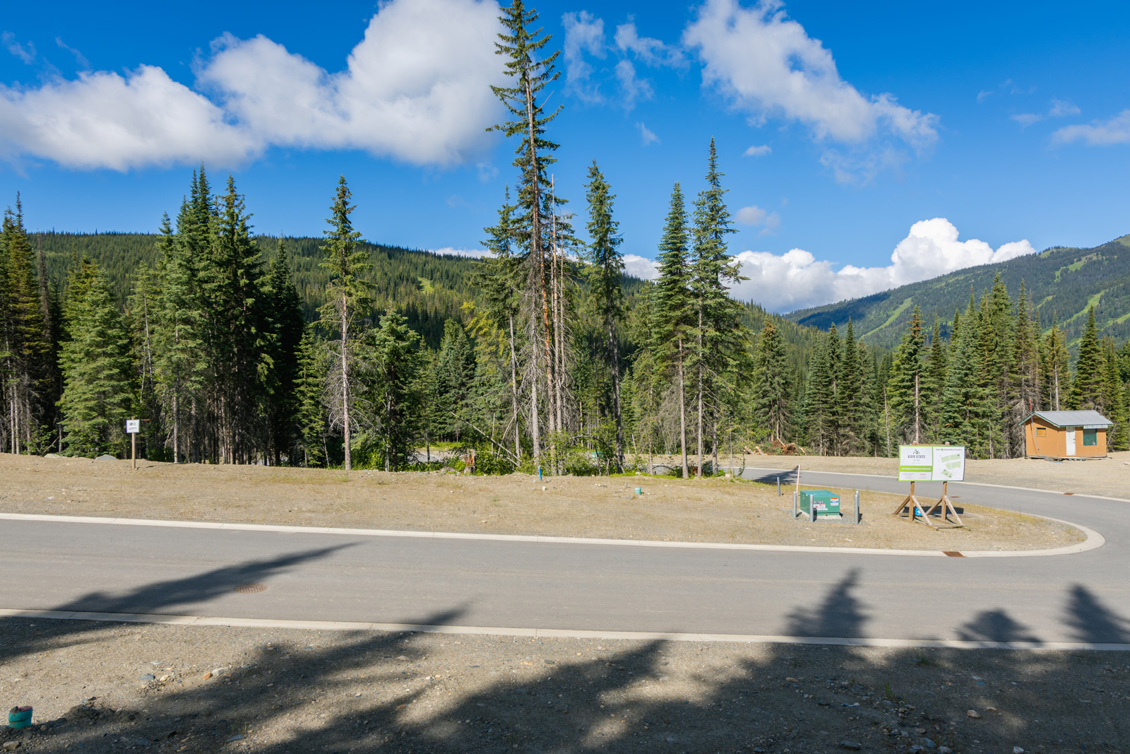 View from Lot 2 at Alder Estates in Sun Peaks