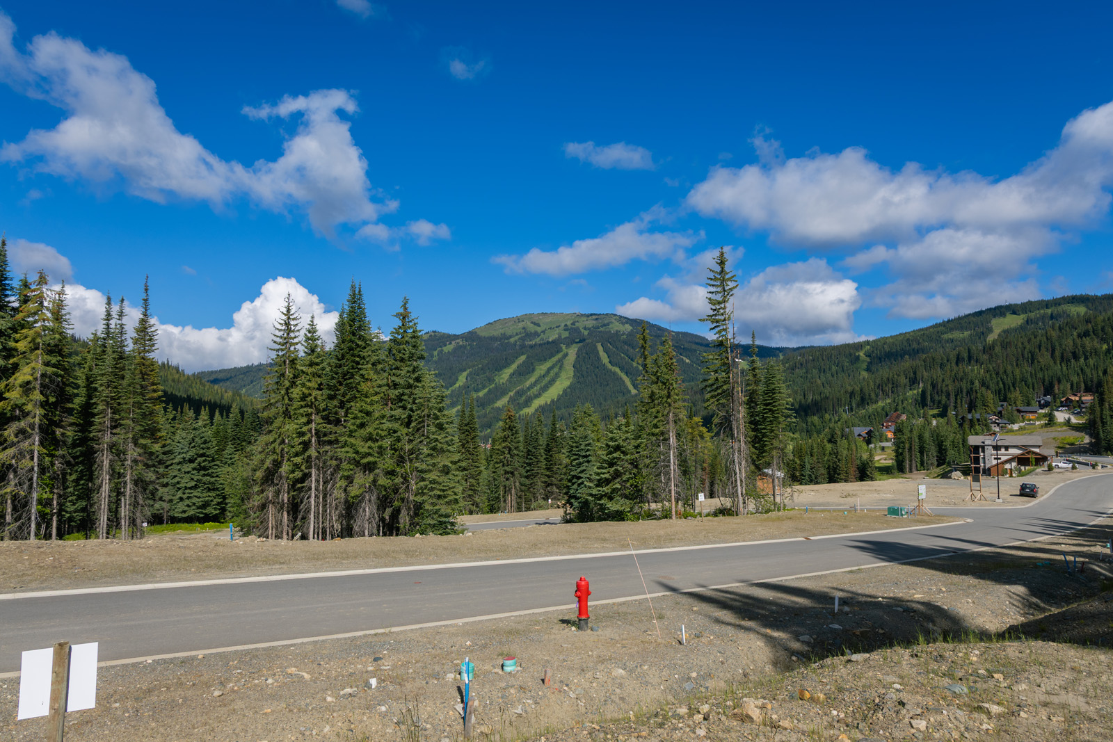 Mountain view from Lot 4 at Alder Estates in Sun Peaks