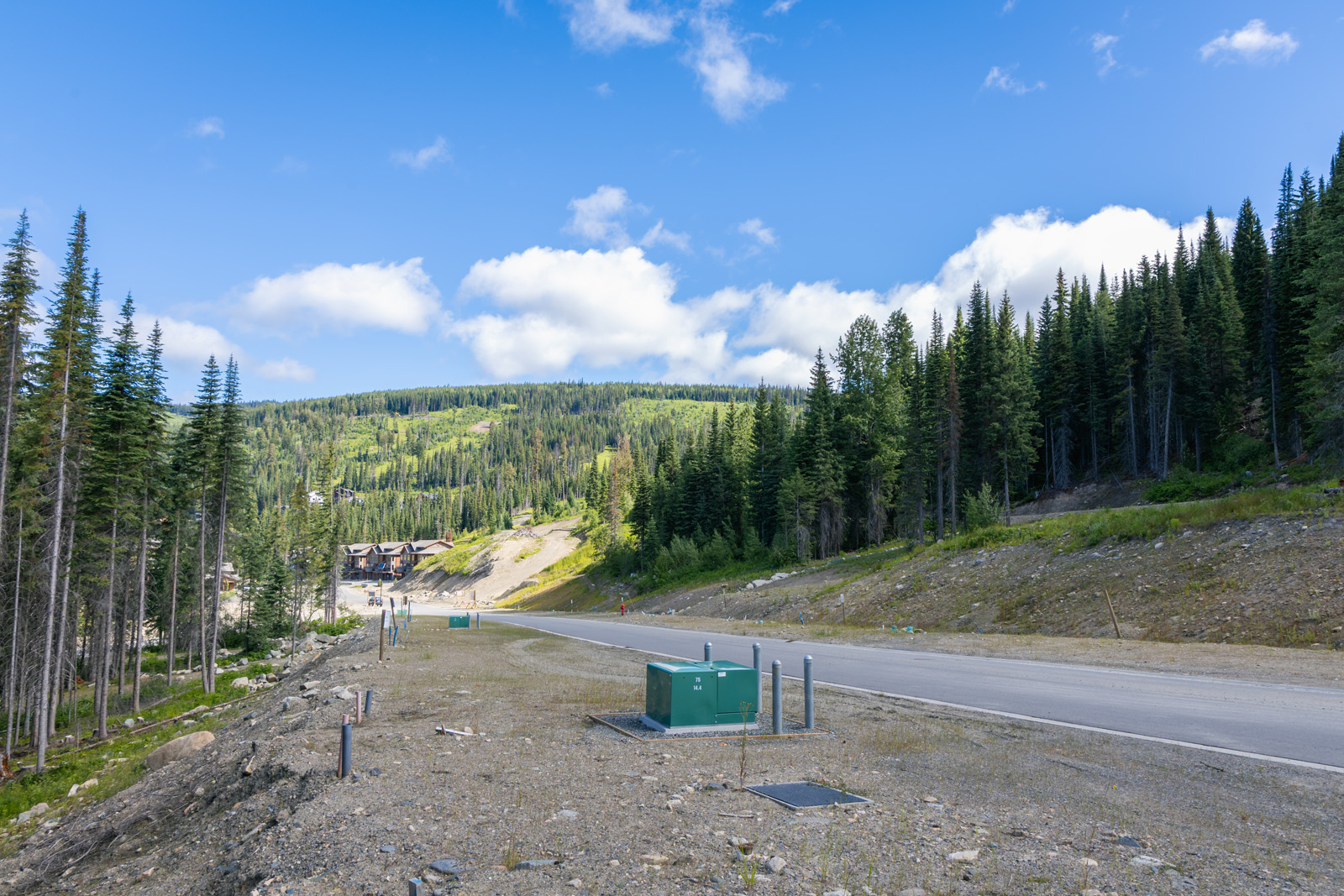 Mountain view from Lot 8 at Alder Estates in Sun Peaks