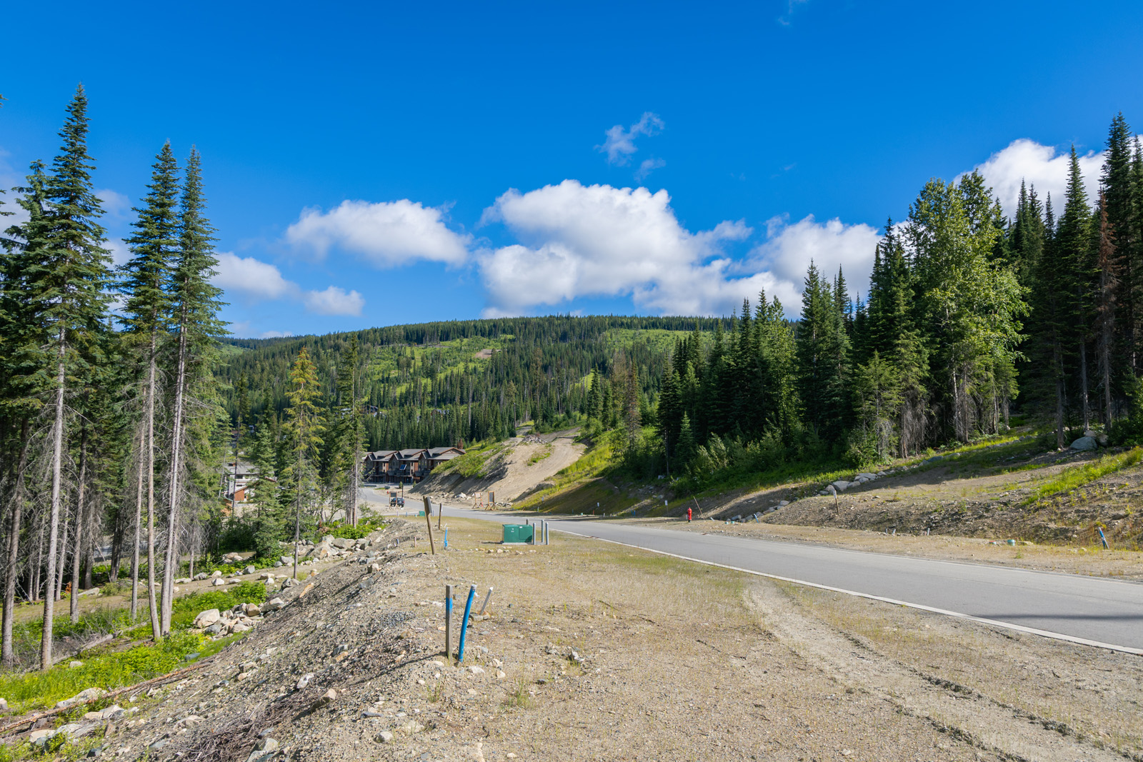 Mountain view from Lot 9 at Alder Estates in Sun Peaks