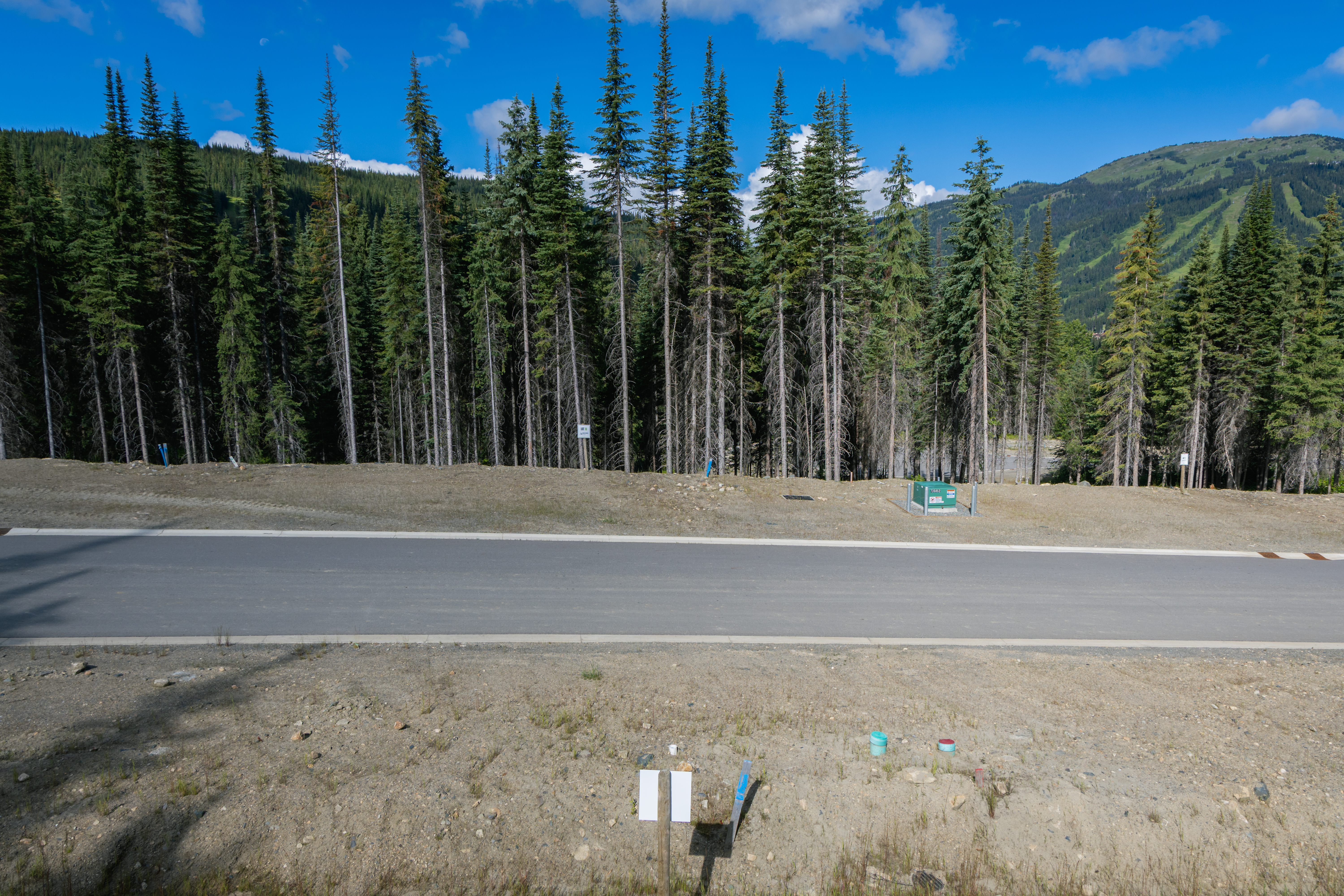 View from Lot 5 at Alder Estates in Sun Peaks